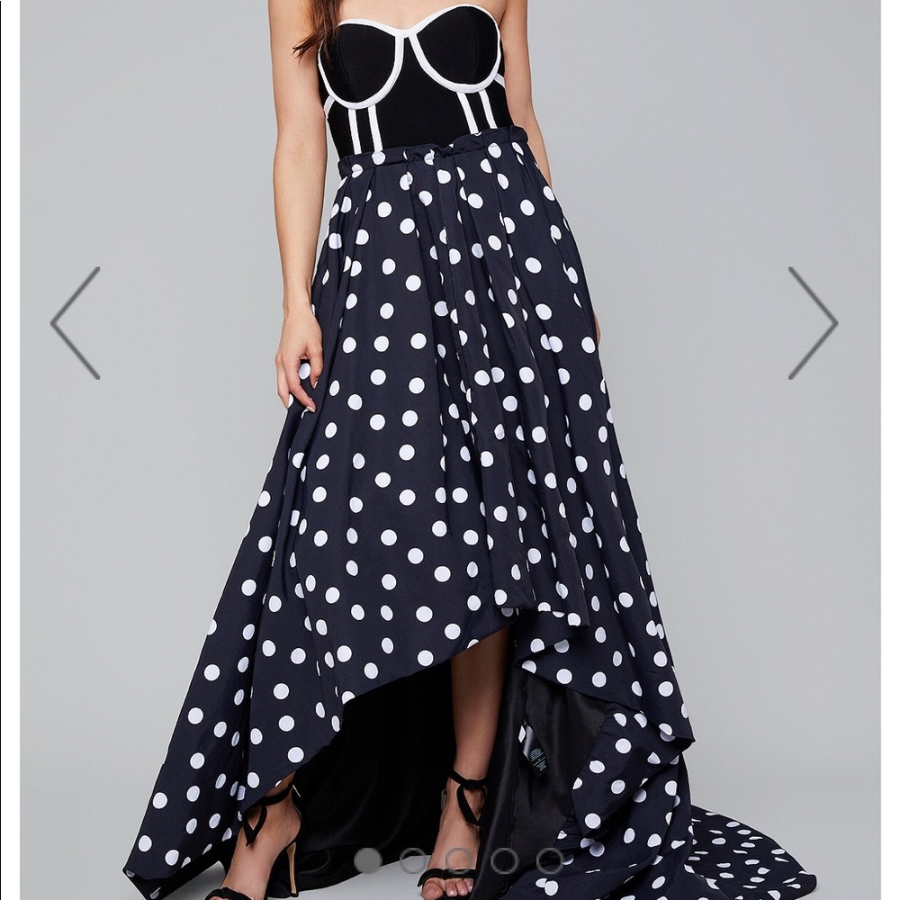 Whitney Polka Dot Gown
